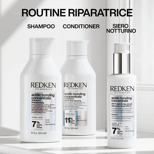 Acidic Bonding Concentrate 24/7 Night & Day Serum 100ml - Haircare Rivendita | L'Or&eacute;al Partner Shop